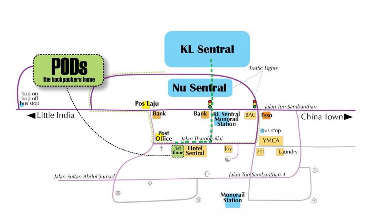 kuala lumpur otobüs istasyonu haritası