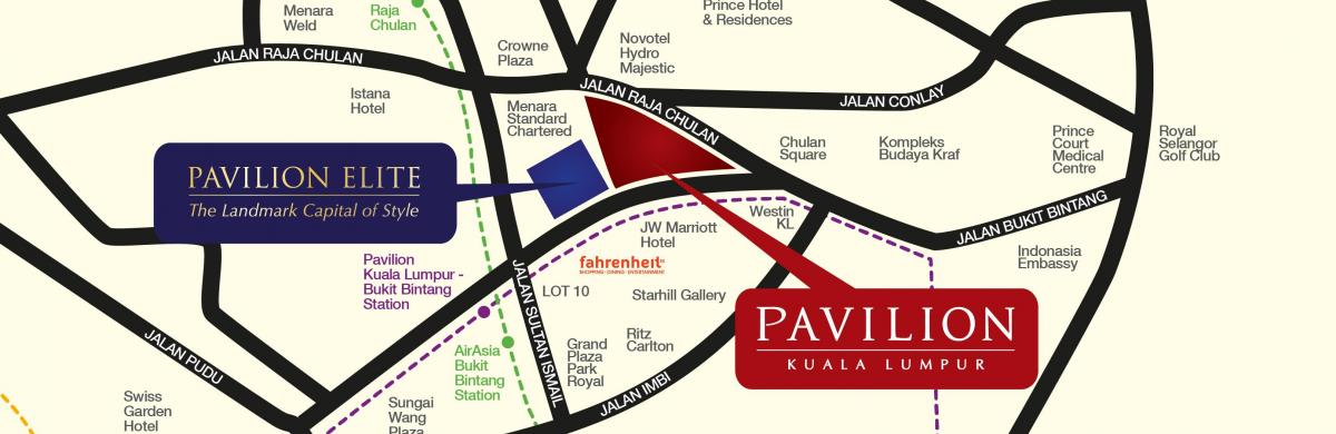 Pavilion kl haritası 
