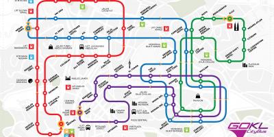 Git kl city otobüs güzergahı haritası