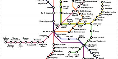 Malezya metro haritası