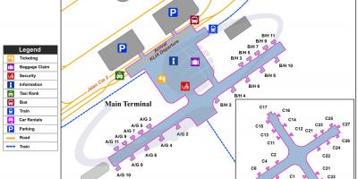 Kuala lumpur Uluslararası Havaalanı terminal göster