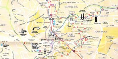 Kuala lumpur şehir haritası
