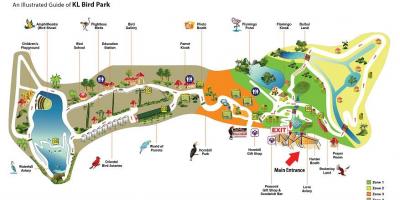 Kuş Parkı haritası 