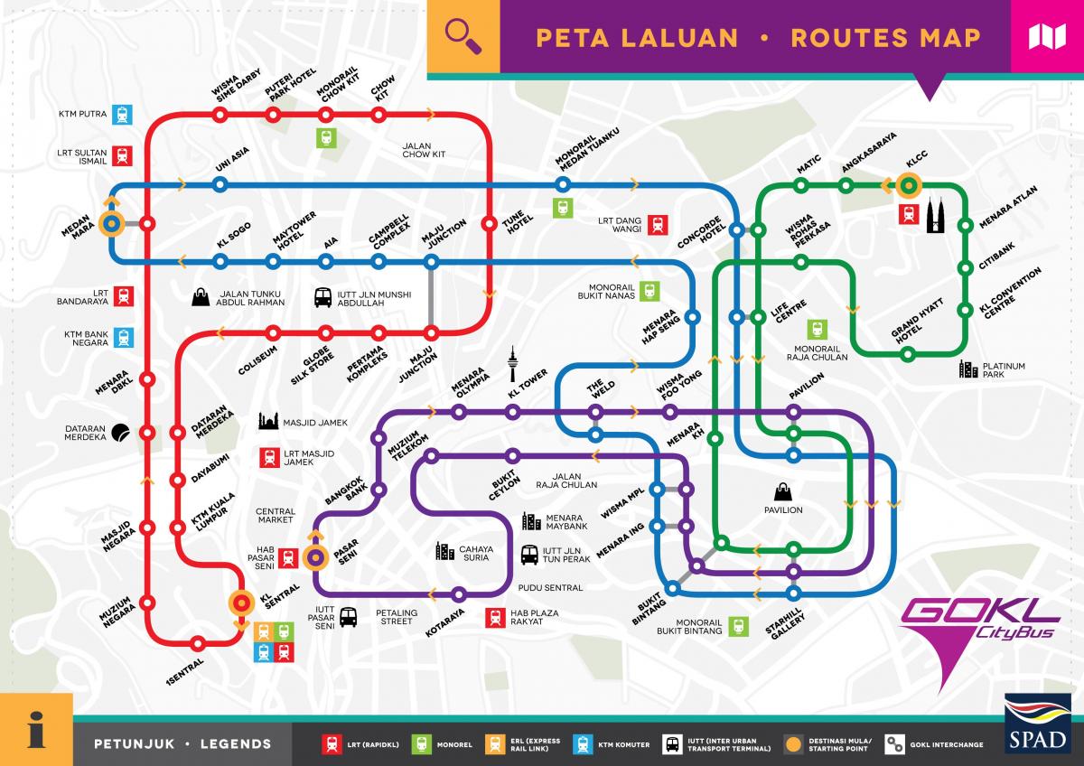 git kl city otobüs güzergahı haritası