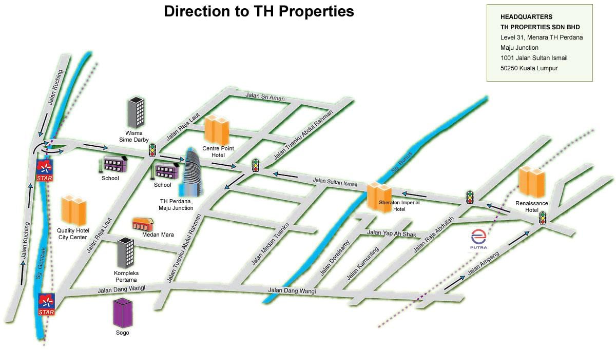 jalan sultan kuala lumpur haritası