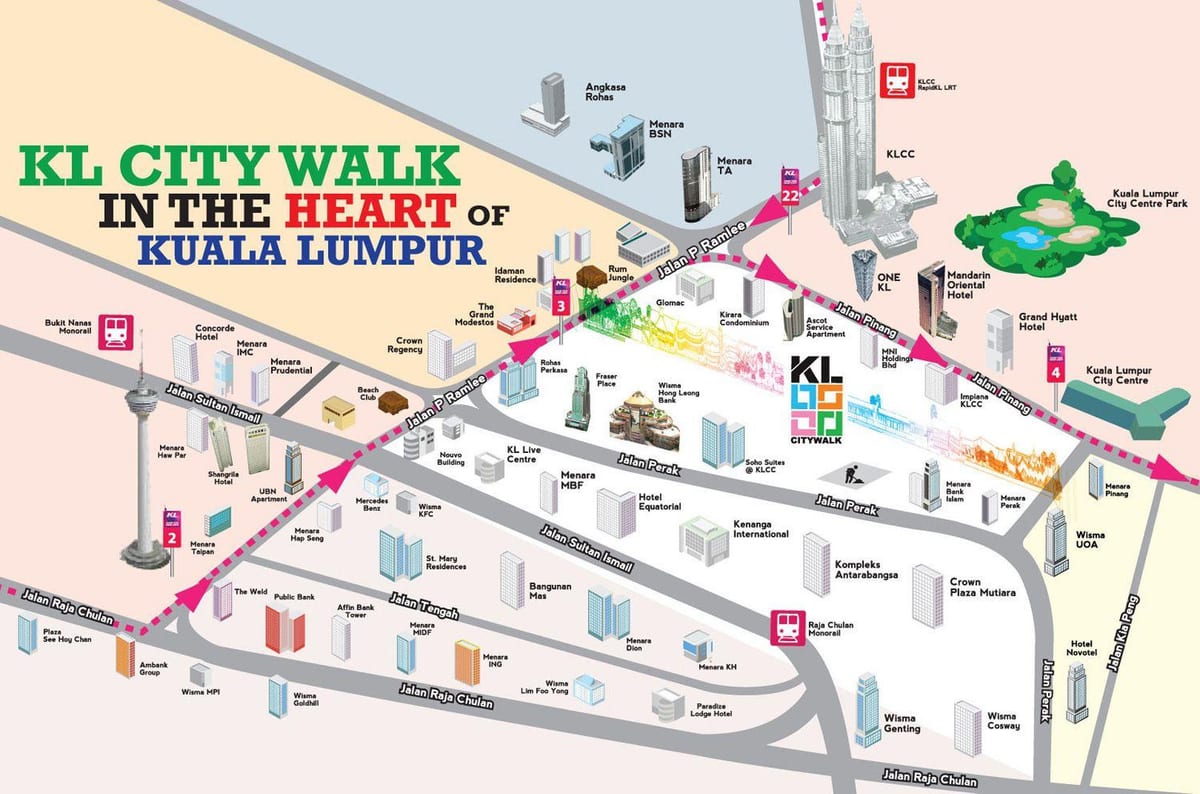 kuala lumpur yürüyüş turu göster