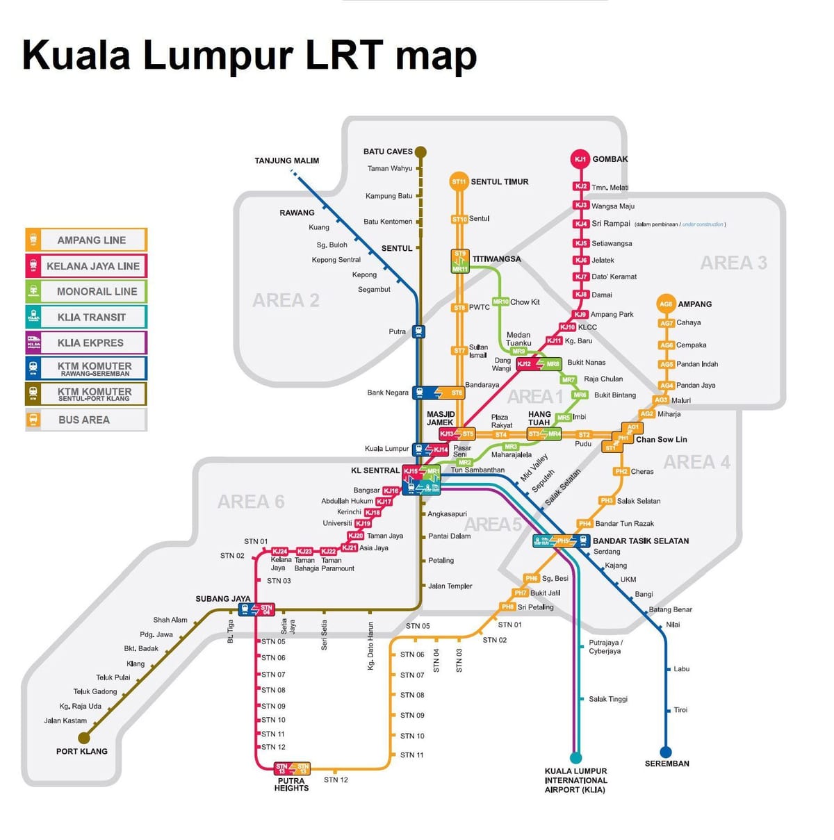 kuala lumpur tren göster 