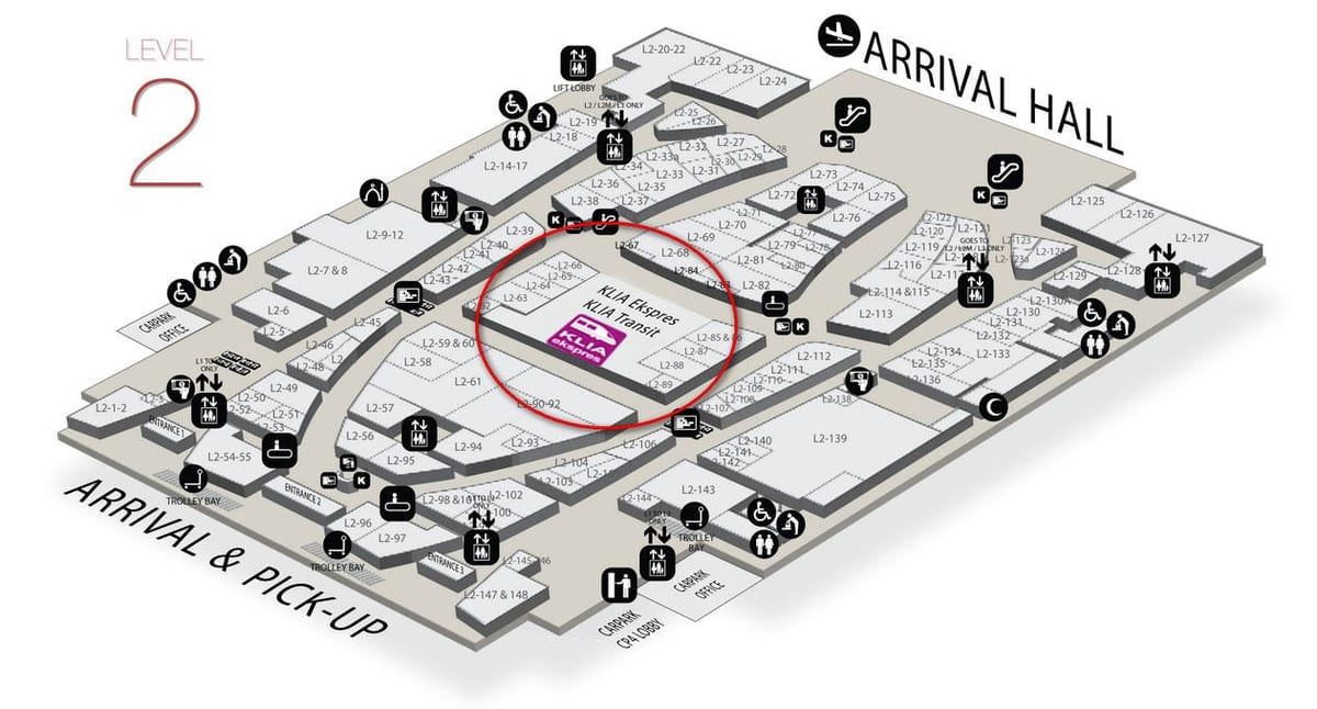 klia2 varış göster