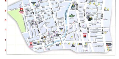 Arap street kuala lumpur haritası 