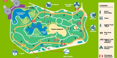 Bir yüzme havuzu ile park göster 
