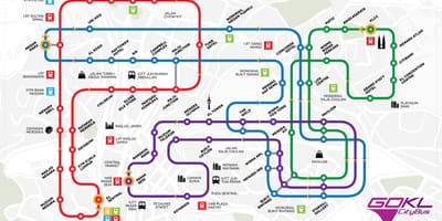 Git kl city otobüs güzergahı haritası