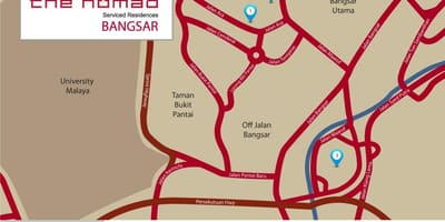 Hizmeti kuala lumpur haritası