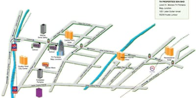 Jalan sultan kuala lumpur haritası