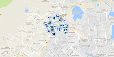 Kepong, kuala lumpur haritası