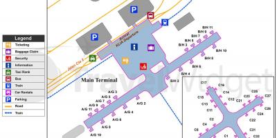 Kl Uluslararası Havaalanı Haritayı göster