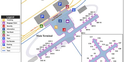Kuala lumpur Uluslararası Havaalanı terminal göster