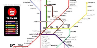 Kuala lumpur Metro haritası 
