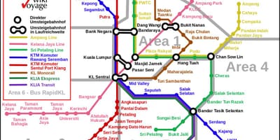 Toplu taşıma kuala lumpur haritası