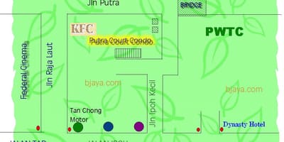 Pavilion Alışveriş Merkezi'ne arabayla kuala lumpur haritası