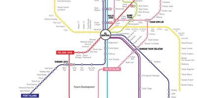 Kl tren güzergah haritası